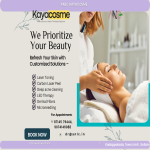 Woman enjoying glowing skin after treatment at ANLC's KAYACOSME